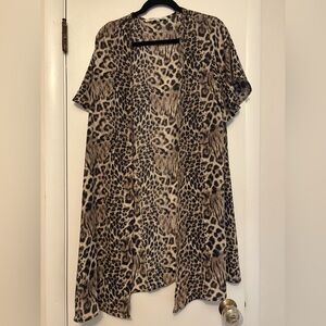 Leopard Print Women's kimono